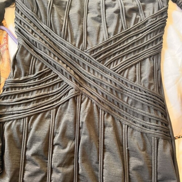 Leon Max Dress Limited Edition Sz Small Stretch Black Cocktail- Flattering! - Picture 3 of 8